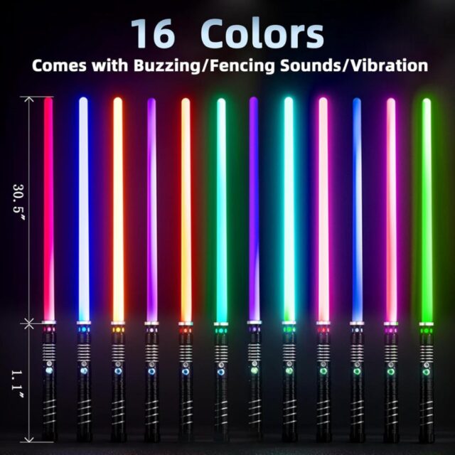Upgraded Darth Maul Double-Bladed Rgb Lightsaber – 16 Colors - Image 4