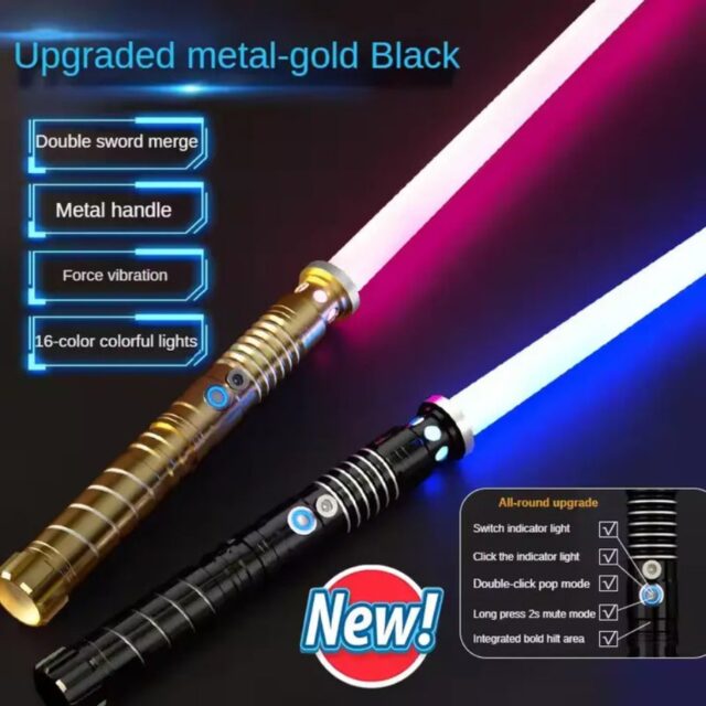 Upgraded Darth Maul Double-Bladed Rgb Lightsaber – 16 Colors - Image 7