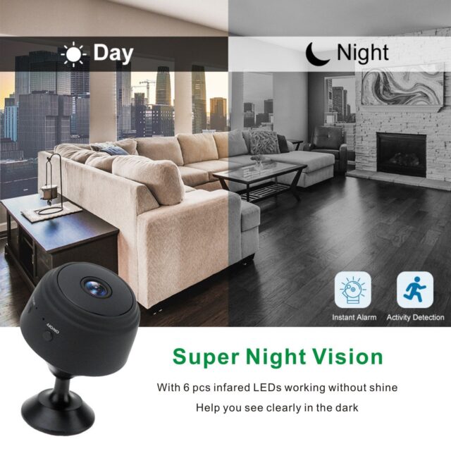 Mini 1080P WiFi Camera with Night Vision & Motion Detection - Image 2