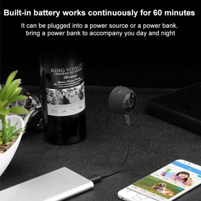 Mini 1080P WiFi Camera with Night Vision & Motion Detection - Image 4