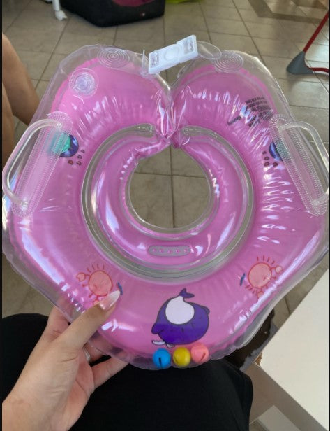 Baby Inflatable Neck Float for Swimming & Bathing (2m-3y) photo review
