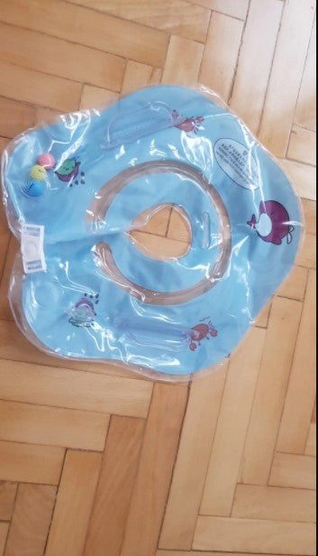 Baby Inflatable Neck Float for Swimming & Bathing (2m-3y) photo review