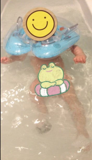 Baby Inflatable Neck Float for Swimming & Bathing (2m-3y) photo review
