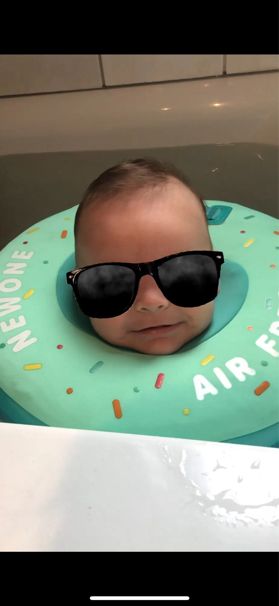 Non-Inflatable Baby Swim Ring for Safe Floating photo review