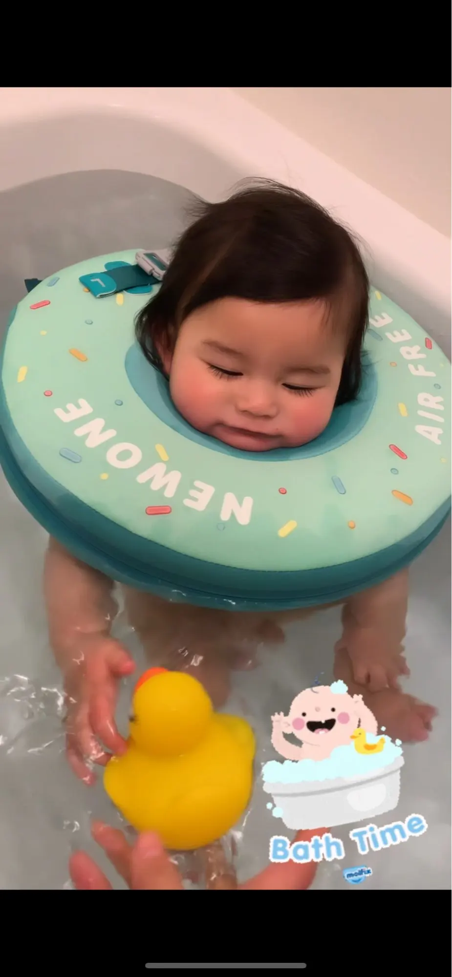 Non-Inflatable Baby Swim Ring for Safe Floating photo review