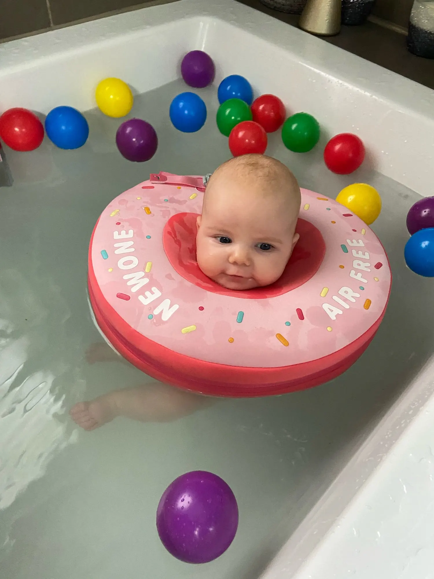 Non-Inflatable Baby Swim Ring for Safe Floating photo review