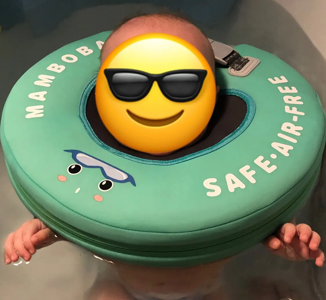 Non-Inflatable Baby Swim Ring for Safe Floating photo review