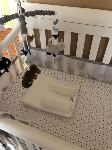 Baby Anti-Roll Sleep Positioning Pillow with Head Elevation (0-4 Months) photo review