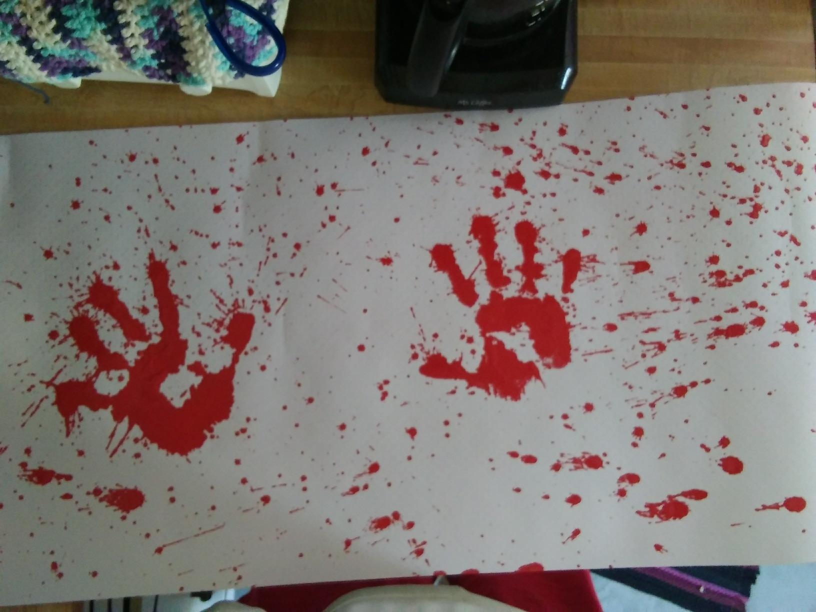 Bloody Color Changing Bath Mat photo review