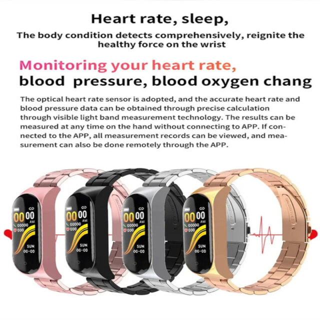 Smart Bracelet with Heart Rate and NFC Function - Image 3