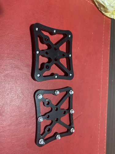 Ultralight Aluminum Clipless Pedal Adapters – Anti-Slip Platform photo review