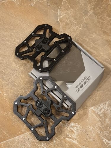 Ultralight Aluminum Clipless Pedal Adapters – Anti-Slip Platform photo review