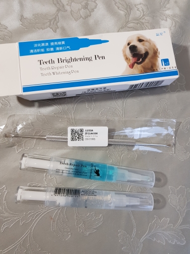 Dog Teeth Plaque Removing Pens (Set 2 Pens) photo review