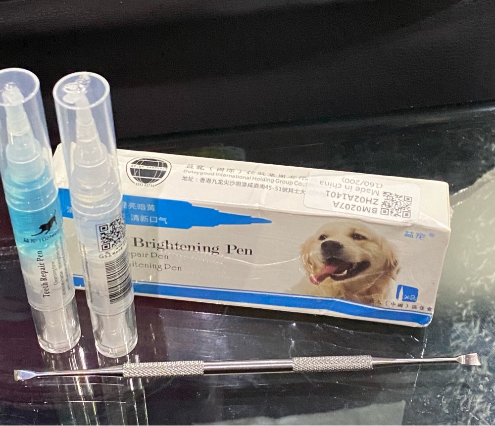 Dog Teeth Plaque Removing Pens (Set 2 Pens) photo review