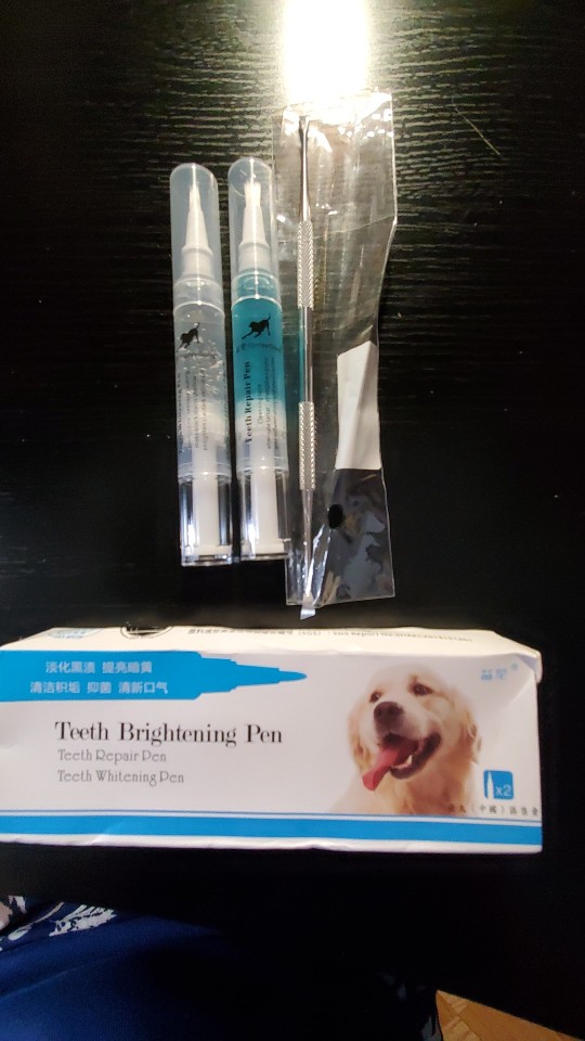Dog Teeth Plaque Removing Pens (Set 2 Pens) photo review