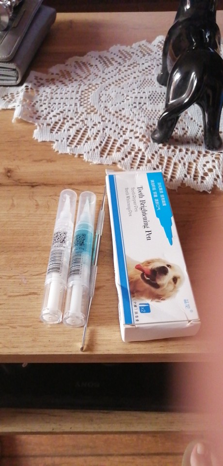 Dog Teeth Plaque Removing Pens (Set 2 Pens) photo review