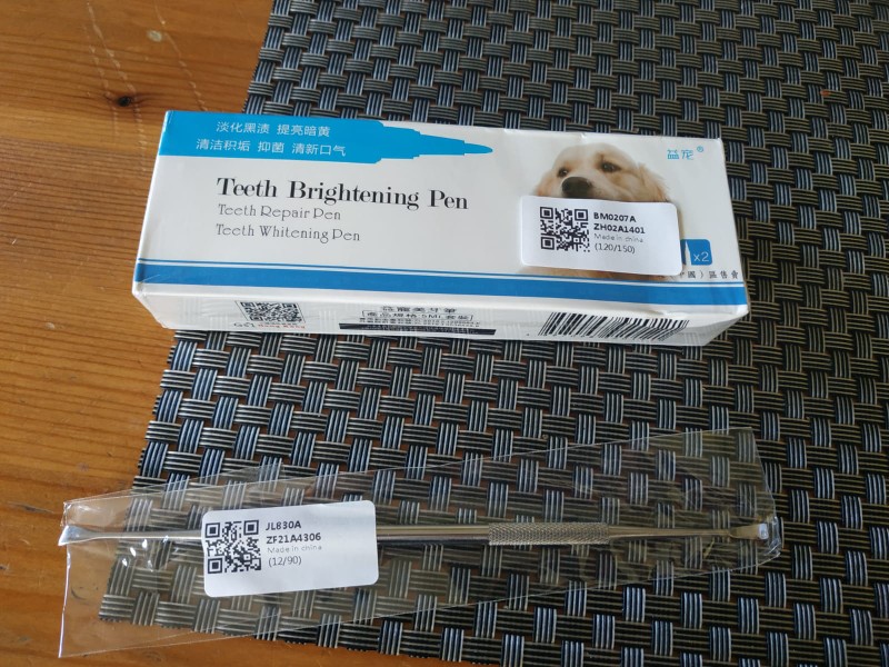 Dog Teeth Plaque Removing Pens (Set 2 Pens) photo review