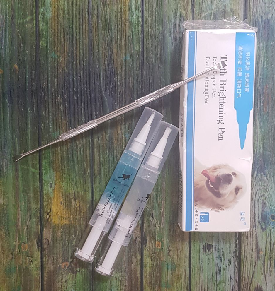 Dog Teeth Plaque Removing Pens (Set 2 Pens) photo review