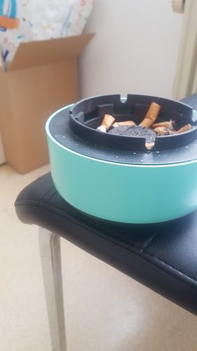 Smart Smokeless Ashtray with Air Purifier & Aroma photo review