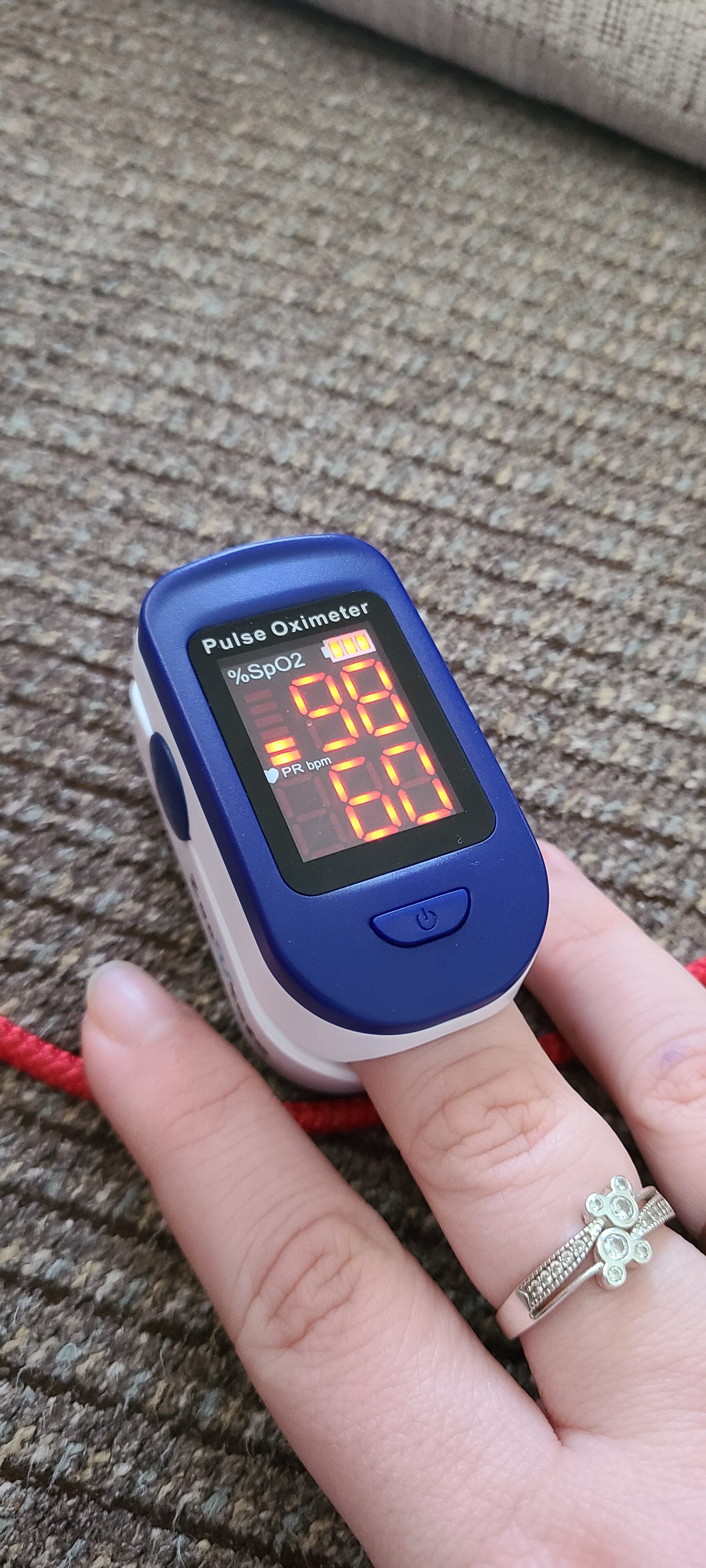 Portable Fingertip Pulse Oximeter and Heart Rate Monitor - Pack of 2 photo review