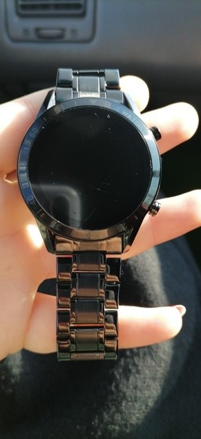 Luxury Full Circle Touch Screen Bluetooth Smart Watch with Steel Band photo review