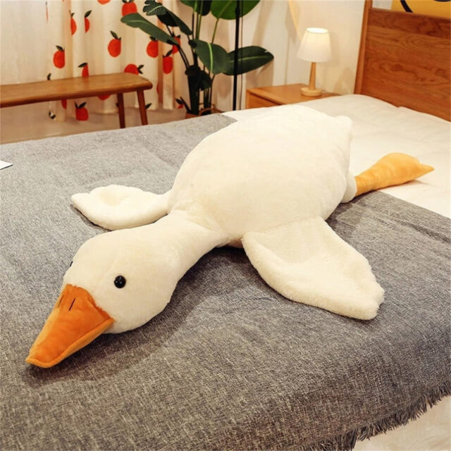 Big White Goose Plush Toy Soft Stuffed Animal 20-65 inches - Image 10