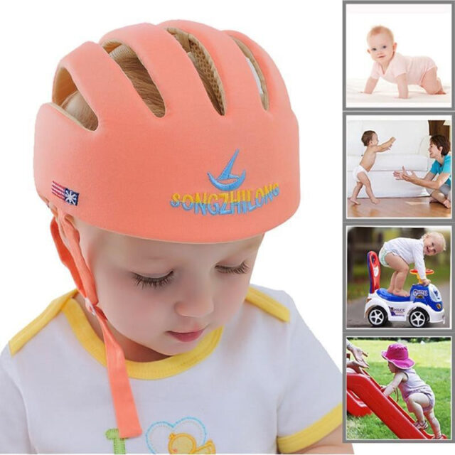 Baby Safety Helmet – Soft & Breathable Cotton Hat for Crawling & Walking (6M–5Y) - Image 3
