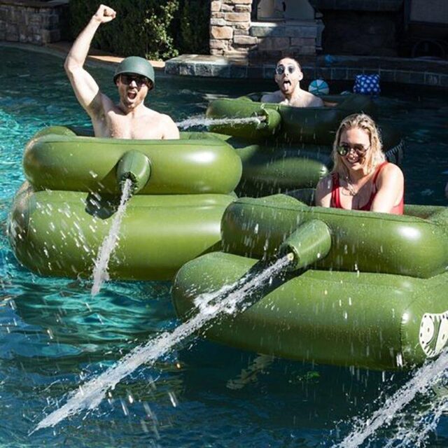 Pool Punisher Inflatable Tank Pool Float Pool Toys Pool Inflatables Swimming Pool Float - Image 2