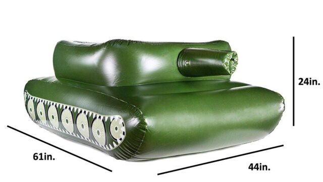 Pool Punisher Inflatable Tank Pool Float Pool Toys Pool Inflatables Swimming Pool Float - Image 7