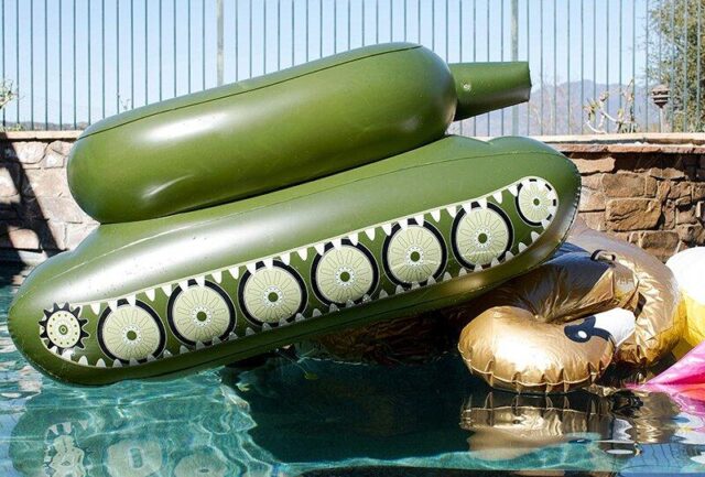 Pool Punisher Inflatable Tank Pool Float Pool Toys Pool Inflatables Swimming Pool Float - Image 6