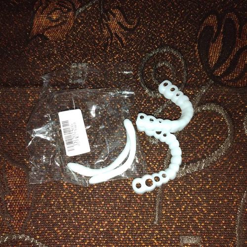 Reusable Silicone Dentures For Upper And Lower Jaws photo review