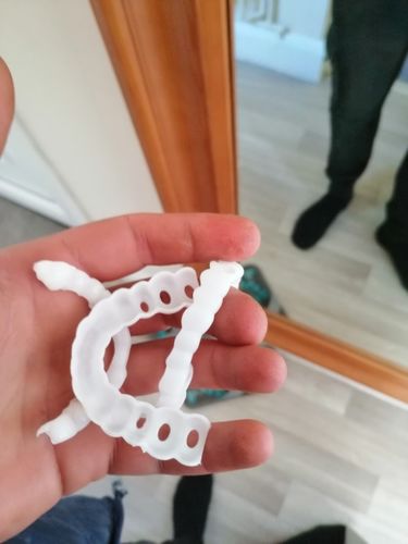 Reusable Silicone Dentures For Upper And Lower Jaws photo review