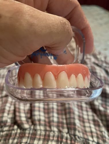Reusable Silicone Dentures For Upper And Lower Jaws photo review