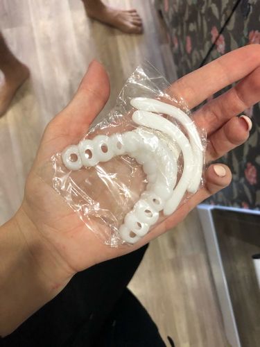 Reusable Silicone Dentures For Upper And Lower Jaws photo review