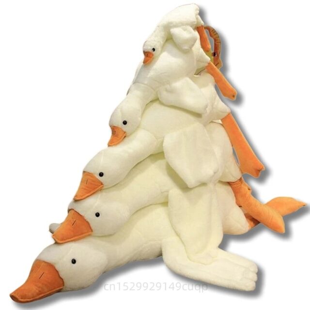 Big White Goose Plush Toy Soft Stuffed Animal 20-65 inches - Image 11