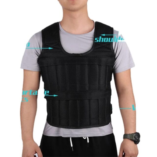 Adjustable 15KG Weighted Vest for Boxing, Running, and Training - Image 4