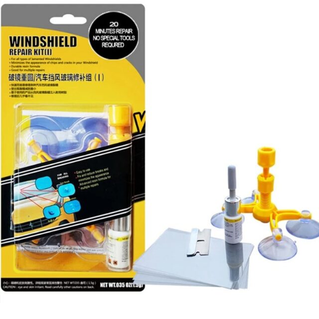 Windshield Repair Kit for Cracked Glass and Windscreens - Image 3