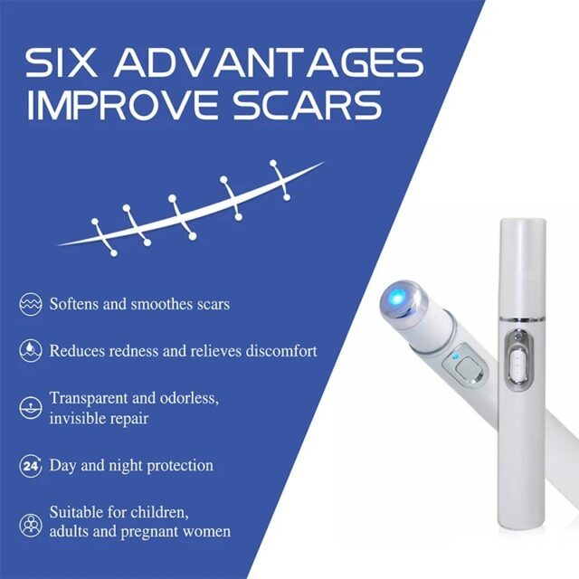 Blue Light Therapy Acne Pen with Scar Repair Cream (15g) - Image 7