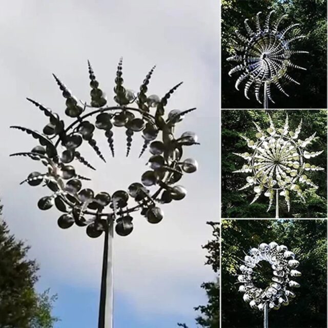 Wind Powered Kinetic Sculpture(12.2inx12.2in) - Image 8