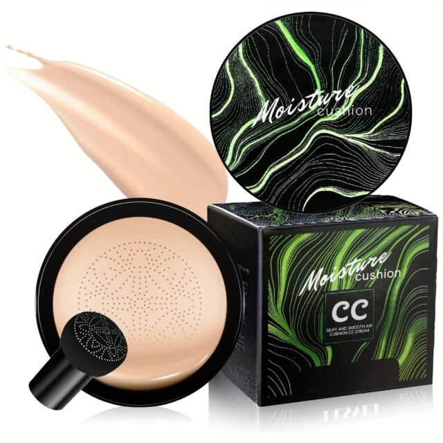 Mushroom Head CC Cushion – Hydrating, Full Coverage & Oil Control (20g)