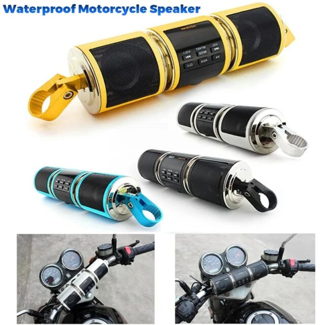 Waterproof Motorcycle Bluetooth MP3 Player with FM, USB, AUX - Image 7