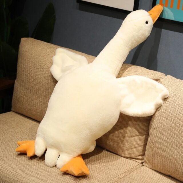 Big White Goose Plush Toy Soft Stuffed Animal 20-65 inches - Image 12