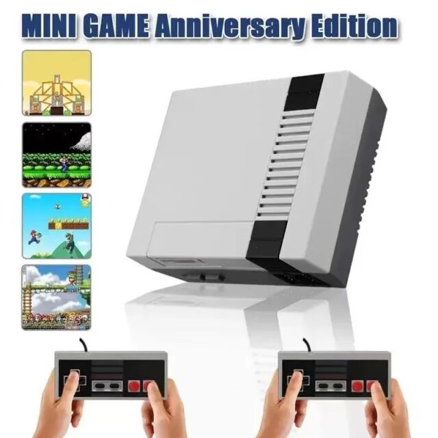 Mini Retro TV Game Console with 620 Built-in Games - Image 3
