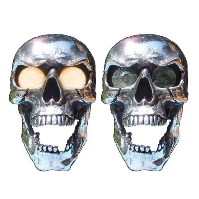 Retro Skull Motorcycle LED Headlight – Unique Front Lamp - Image 6