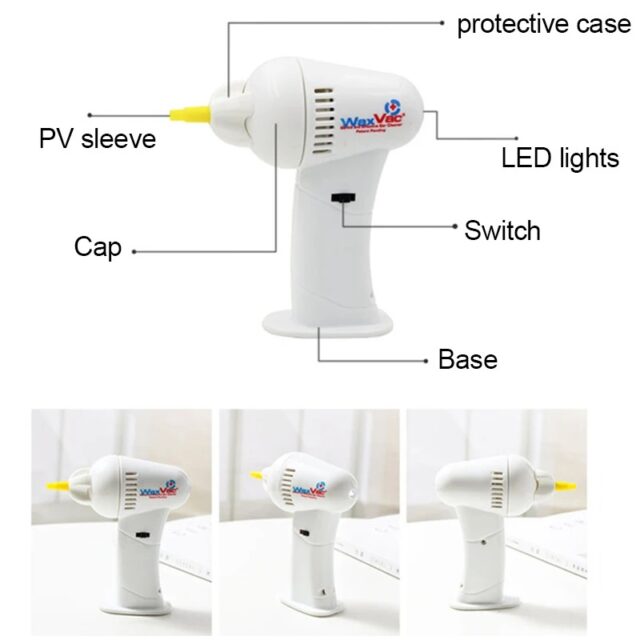 Electric Ear Cleaner with Vacuum Suction, 6-Piece Set - Image 4