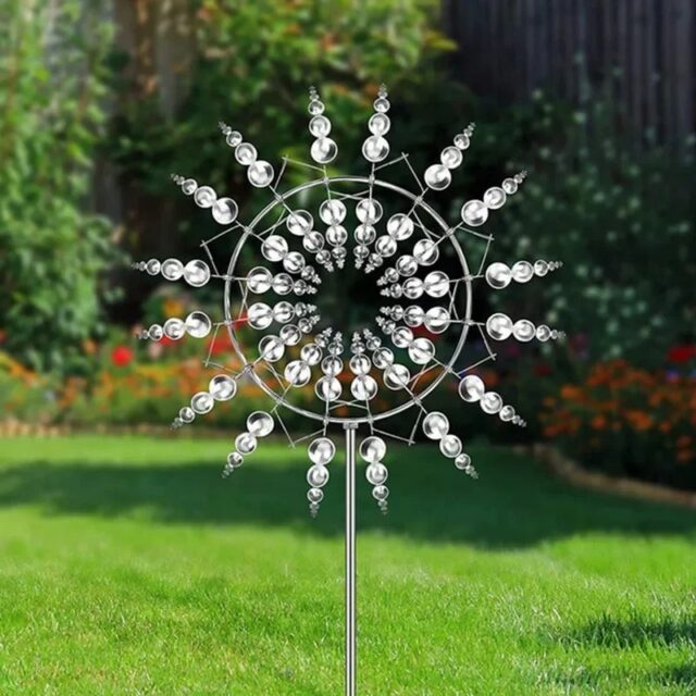 Wind Powered Kinetic Sculpture(12.2inx12.2in) - Image 9