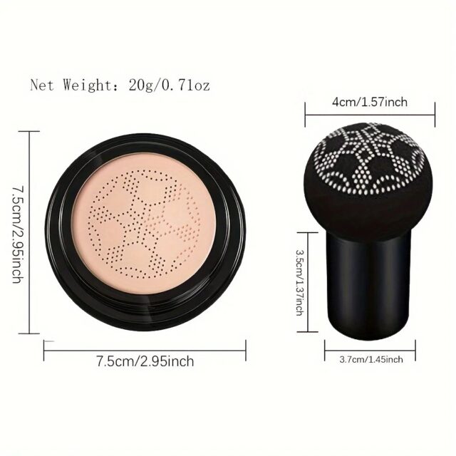 Mushroom Head CC Cushion – Hydrating, Full Coverage & Oil Control (20g) - Image 8