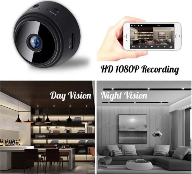 Mini 1080P WiFi Camera with Night Vision & Motion Detection - Image 9
