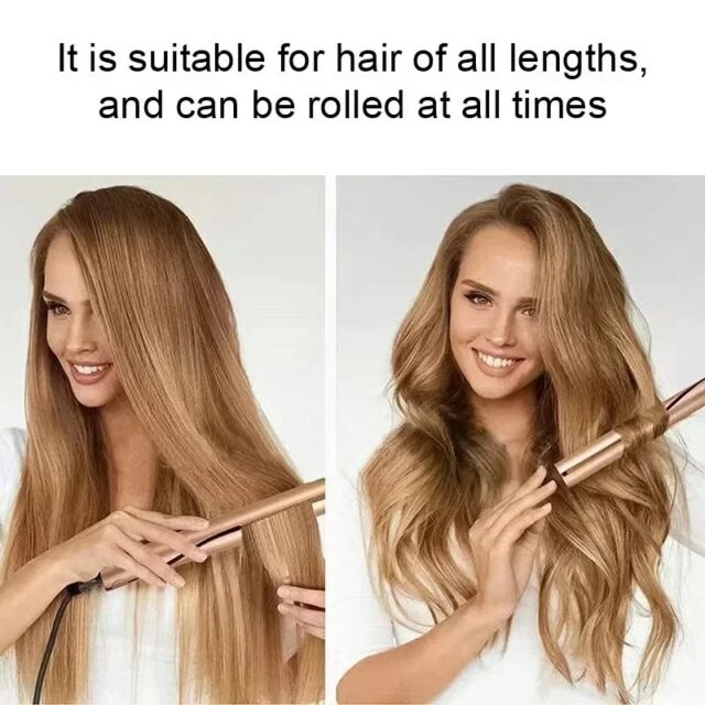 2-in-1 Hair Straightener & Curler with Negative Ions - Image 2