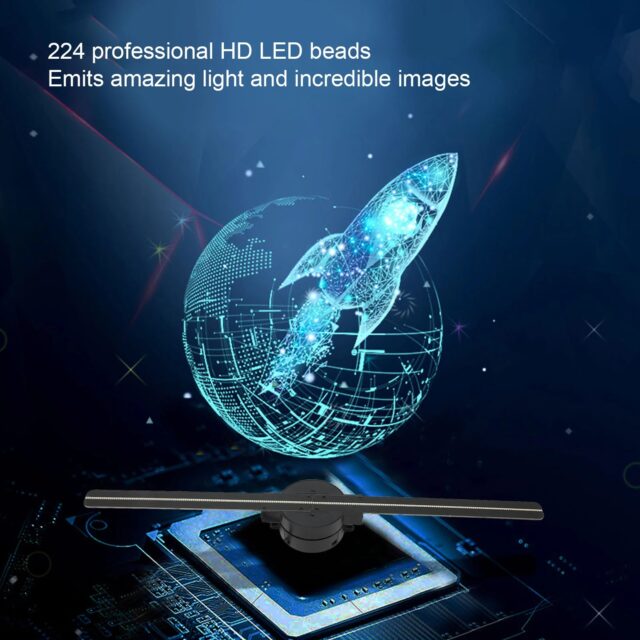 16.5in 3D Hologram Fan with 224 LED Beads - Image 3